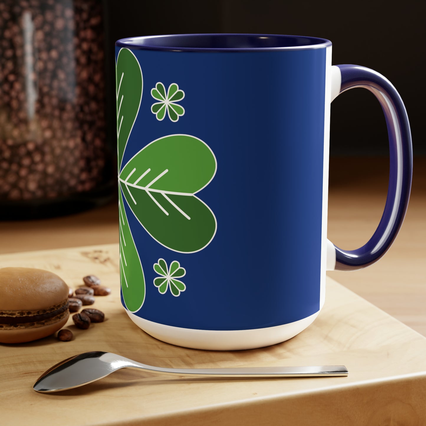 Two-Tone Coffee Mugs, 15oz