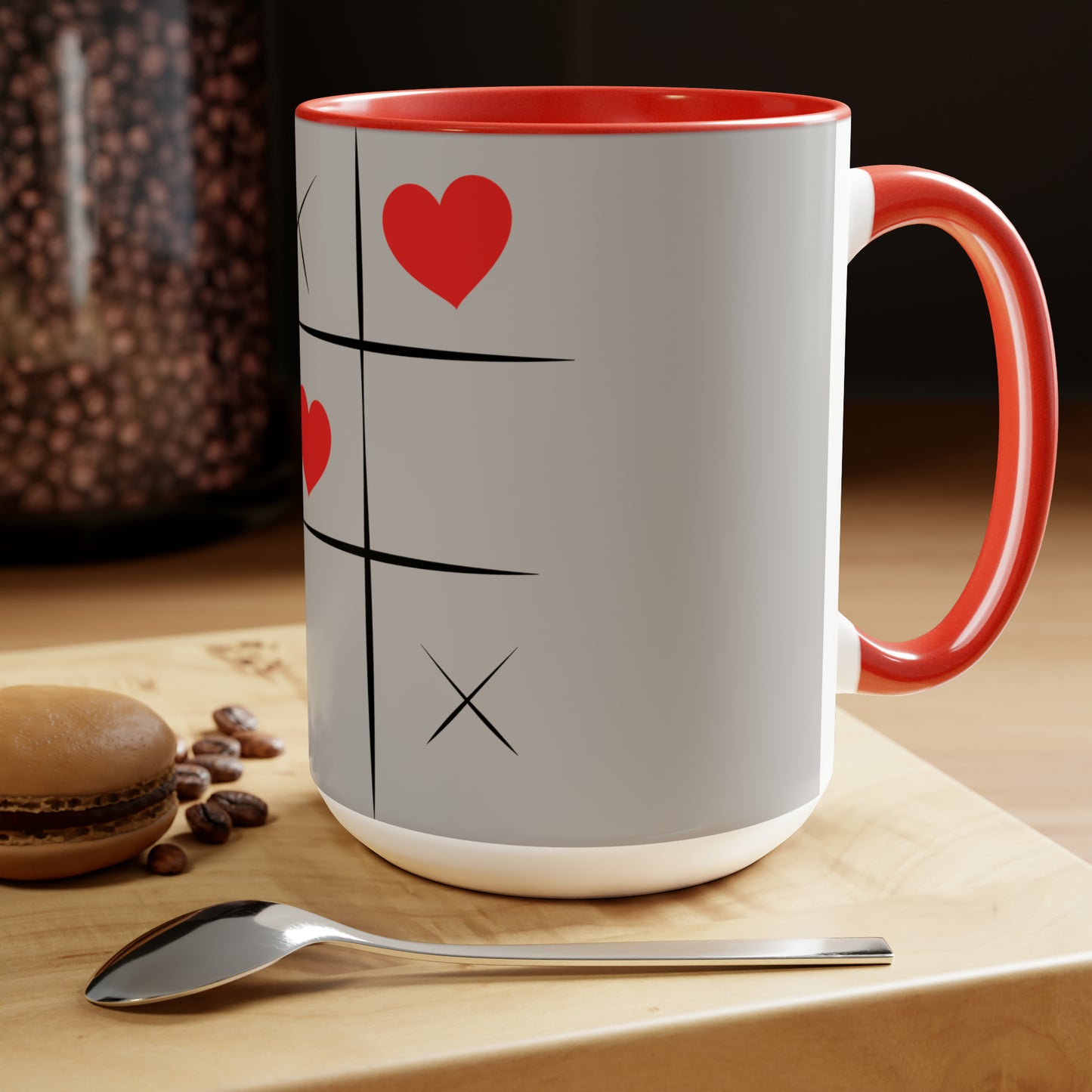 Two-Tone Coffee Mugs, 15oz