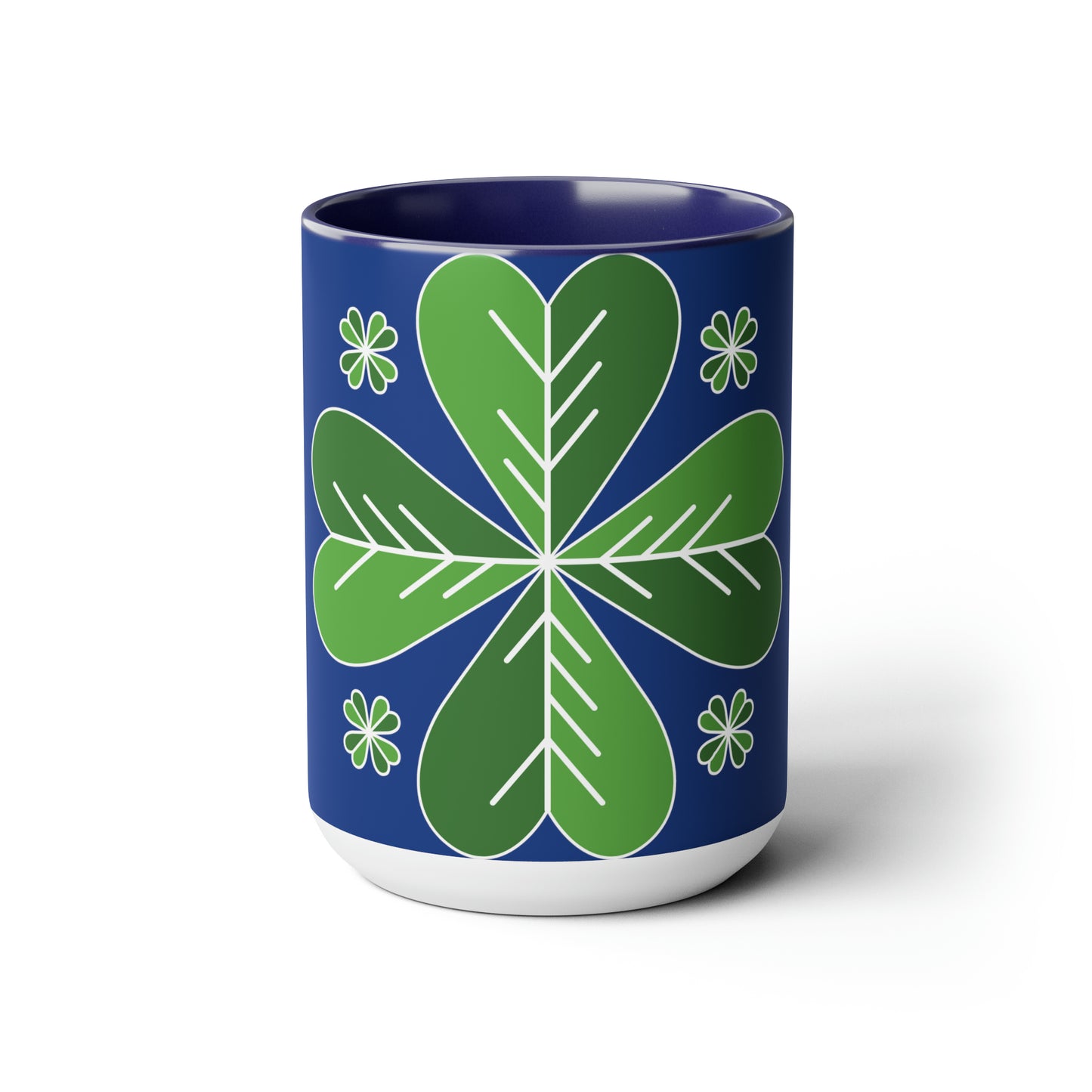 Two-Tone Coffee Mugs, 15oz